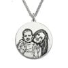 Collier photo Maman à personnaliser en Argent Massif 925