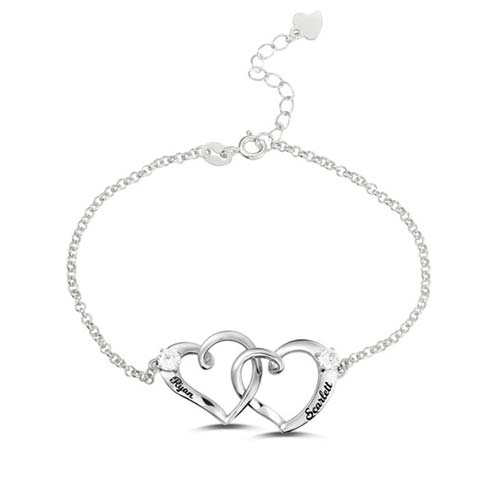 Turandoss Collier Avec Nom Personnalisé, Plaqué Or 14 Carats, Collier