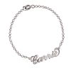 Bracelet prénom Carrie Bradshaw, ce joli bijou a su allier la légèreté et la simplicité avec son style unique, adopté par les grands comme les petits en Argent Massif 925