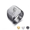 cadeau personnalisé pour la fête des pères chevalière homme personnalisable