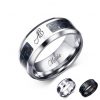 Bague homme gravée personnalisée bijou personnalisable pour homme