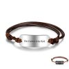 Bracelet cordon personnalisé cadeau personnalisable unisexe