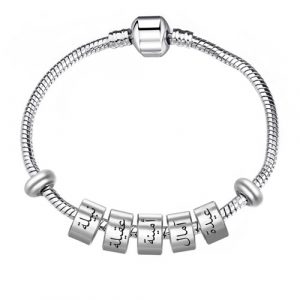 Bracelet charm personnalisé en arabe