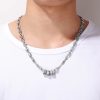 Collier grain de café avec perles personnalisables