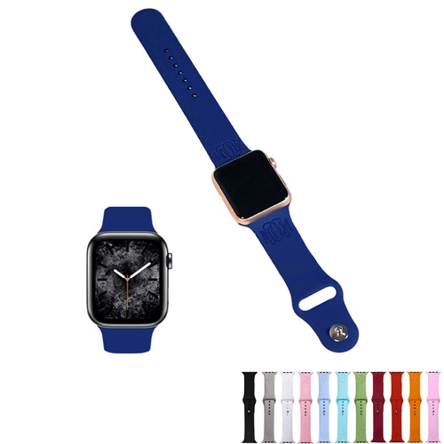 Bracelet apple watch personnalisé en silicone bracelet haute qualité