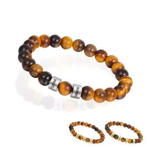 Bracelet personnalisé oeil de tigre