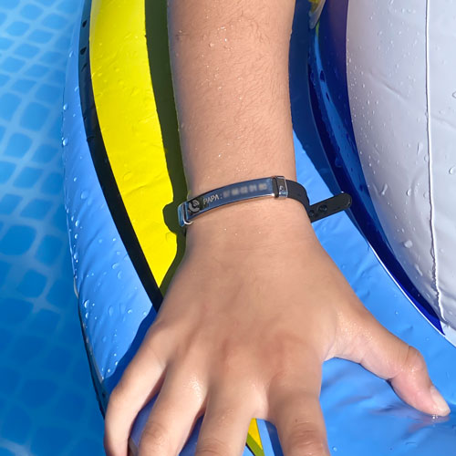 Bracelet SOS identification pour enfant waterproof