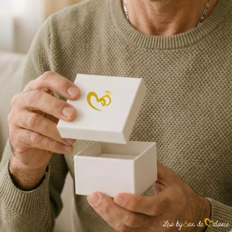 Boite cadeau pour homme Les Bijoux de Mélanie - cadeau personnalisé à offrir
