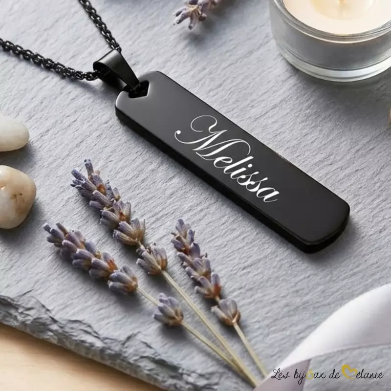 Bijou personnalisé gravé - Les Bijoux de Mélanie